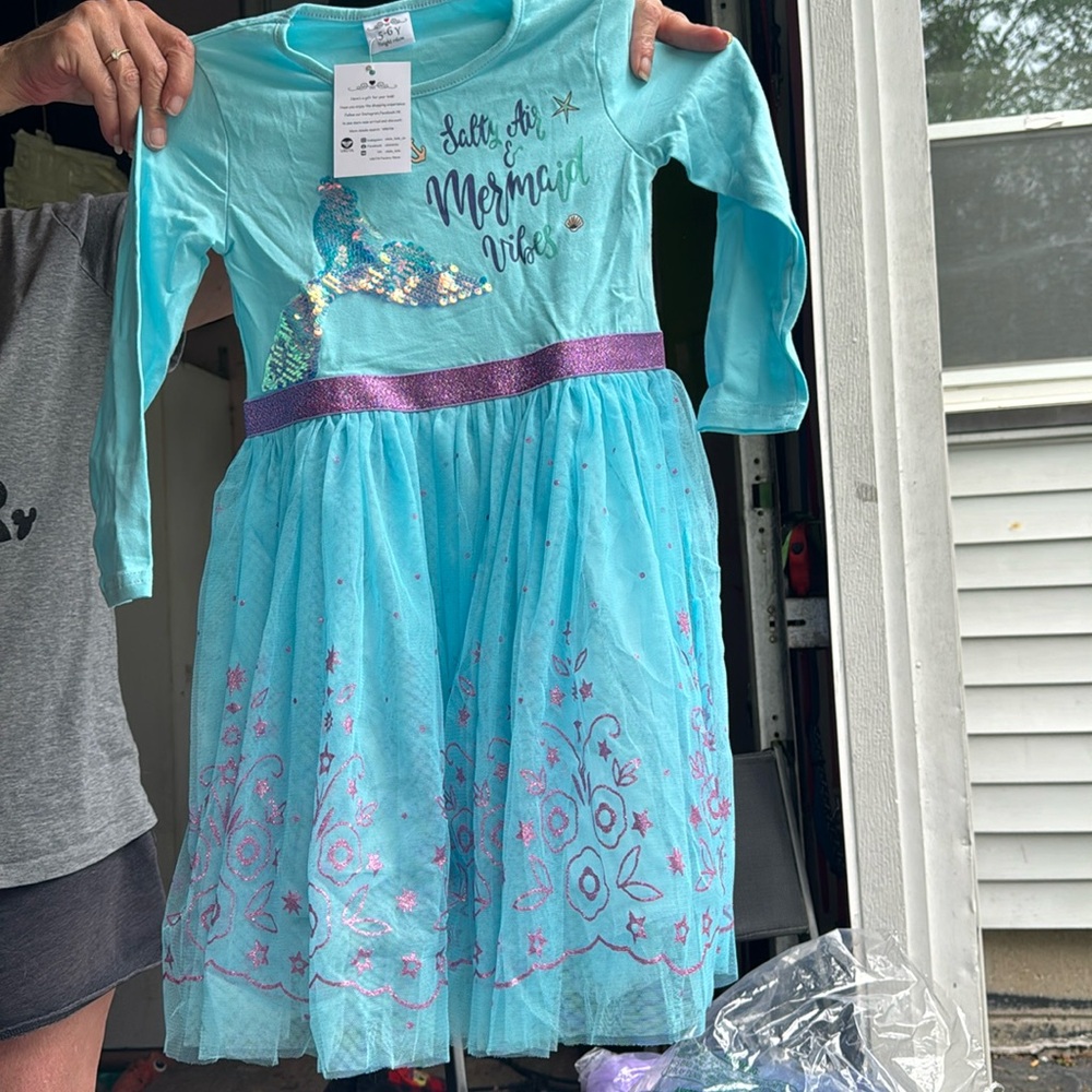 Mermaid toddler dress
